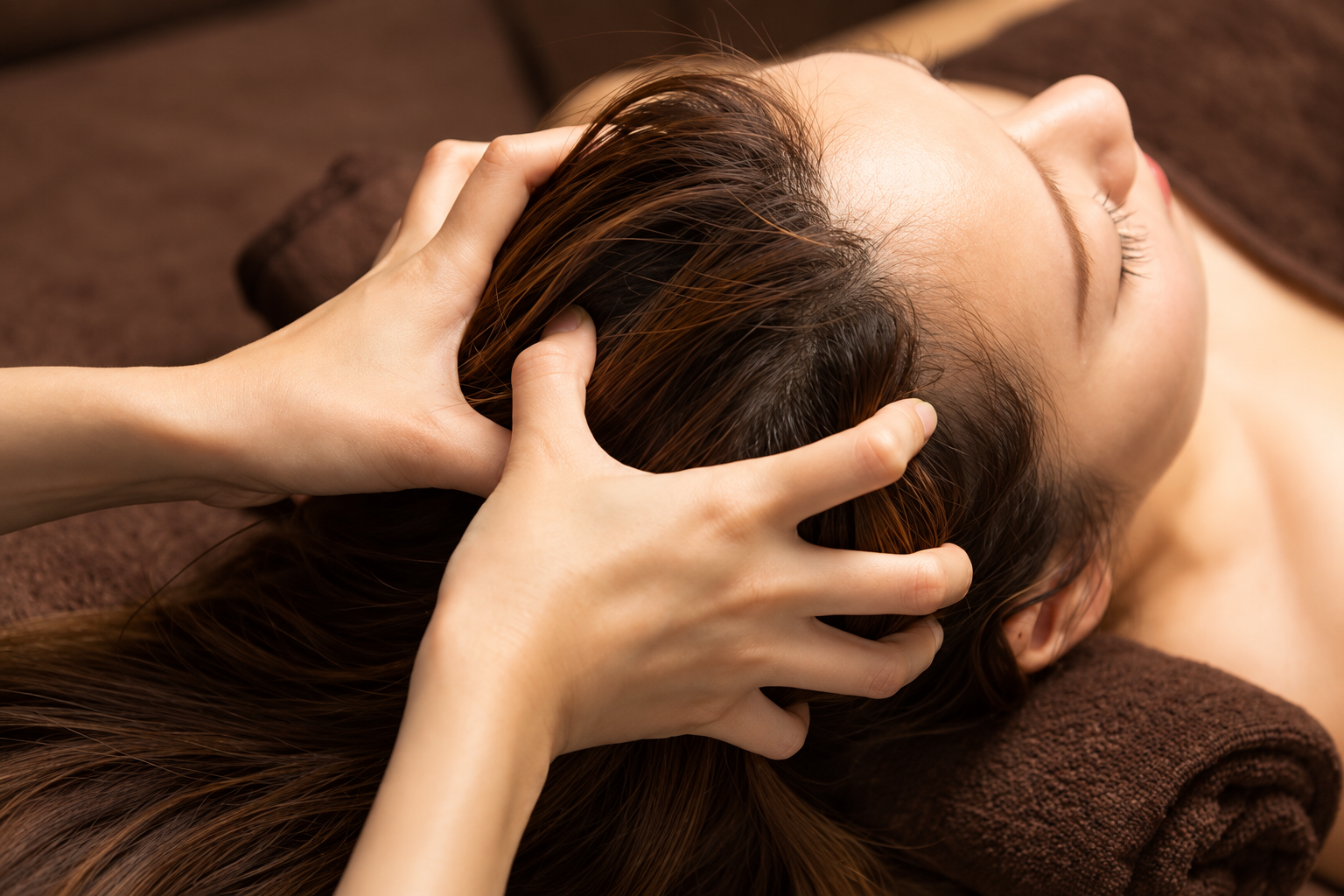Green Soothing Scalp Calm — Heart Chakra head spa ritual